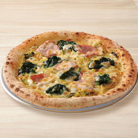 ナポリの窯 NAPORI PIZZA FROZENベーコンとほうれん草のキッシュクリーム 260g(1枚) X027712