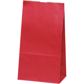 ハイバック角底袋 H4 ルージュ (130X80X235mm) 100袋