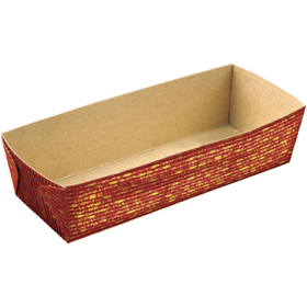 CT207ベーキングトレー(E段リーフ) (175X65X45mm) 50袋