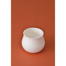 デザートカップ 本体(耐熱) IK カレン PP アイボリー (パイ55X55mm) 12袋