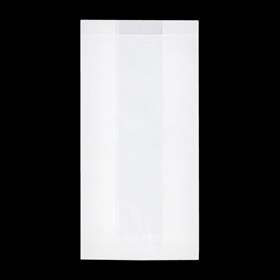 7813 耐油紙マチ付袋 #64 大 (120(70)X230+13) 100袋