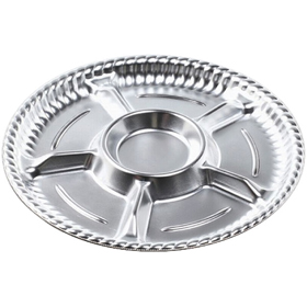 ティアラプラッター丸30 本体 銀 10枚 Y002013