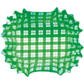 VIVIDケース 角大 チェック緑 500入 1本 Y003808