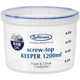 B-2273スクリュートップキーパー1200浅型 1個 Y005368