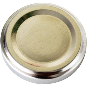 ガラス瓶 蓋 53RTS-D 銀フタ 1個 Y012448