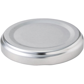 ガラス瓶 蓋 63RTS-D 銀フタ 1個 Y012548