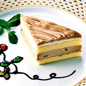 フリーカット ケーキ モンブラン 370g ( カットなし ) 販売期間 9月-11月★終売