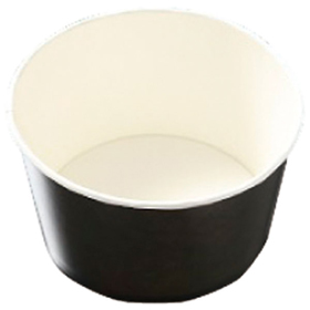 KMカップシリーズ 本体のみ KM140-850 黒 φ140×85mm 850mL 1袋(50枚入) Y012076