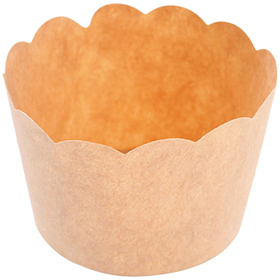 マフィンカップ NP-8F 茶 (パイ43X35mm) 100袋