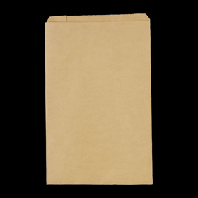 6628 無地規格紙袋 (茶) 1号 (200X275+15mm) 100袋