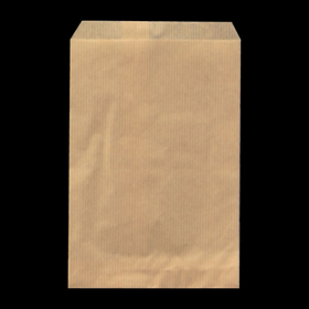 8947 無地規格紙袋 (茶筋) 5号 (120X175+15mm) 100袋