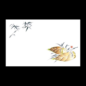 テーブルマット尺3#260 たけのこ 100枚 Y004627