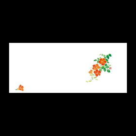 テーブルマットおてもと#3295 のうぜんかずら 100枚 Y004867