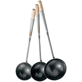 鉄 中華お玉 小 EBM 1個 Y005510