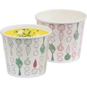 発泡断熱 13オンス AS ホットM ベジタブル 50個 Y012335