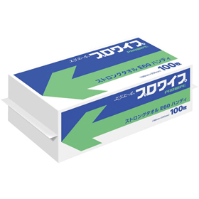 エリエール プロワイプ ストロングタオルE60 ハンディ 100枚入 1袋 Y013376