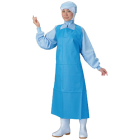 レッジェーロン ウレタン打抜きエプロン ブルー S 1枚 Y016372