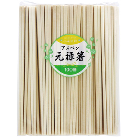 小花日和 アスペン元禄箸 裸 100膳 1袋 Y018387