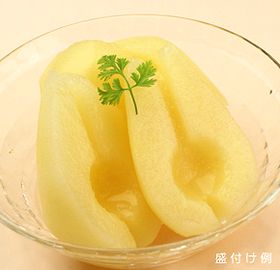洋ナシ ハーフ 2号缶(固形440g) 8381→★商品番号X023425に変更