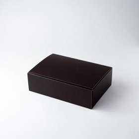 EE-533お好みボックス ダークブラウン 長方 4 (198X135X57mm) 10袋