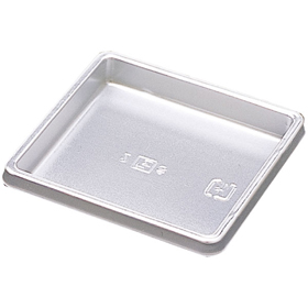C-2トレー 正角 シルバー (65X65X8mm) 100袋