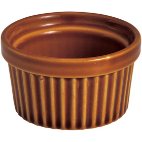 スフレ皿 (小)アメ (パイ69X36mm) 20個