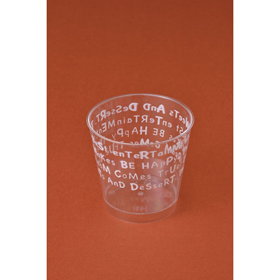 デザートカップ 本体 IK74-180 トワール PS ドリーム柄 (パイ74X70mm) 25袋