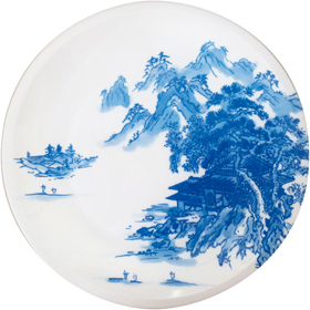丸皿 D-35 山河 10枚 Y002168
