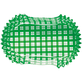 VIVIDケース 小判8号 チェック緑 500入 1本 Y003795