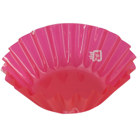 フードケース 彩 赤 5F (500枚入) 1本 Y003949