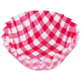 フードケース 格子 赤 5F (500枚入) 1本 Y004049