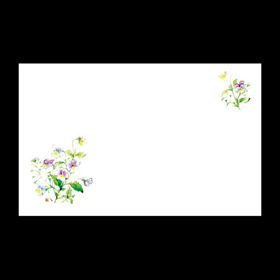 テーブルマット尺3#202 三色すみれ 100枚 Y004563