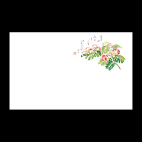 テーブルマット尺3#290 ねむの花 100枚 Y004660