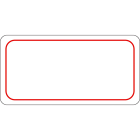 A-0723 赤枠のみ 1000枚 Y010926