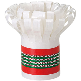 ラミチャップ花 リボン 27Φ 100個 Y013181