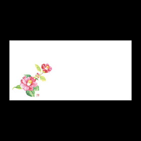 箸置きマット#4453 紅椿 100枚 Y013209