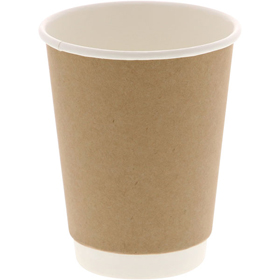 ヘイコー 二重断熱カップ 12オンス クラフト 25枚 Y014592