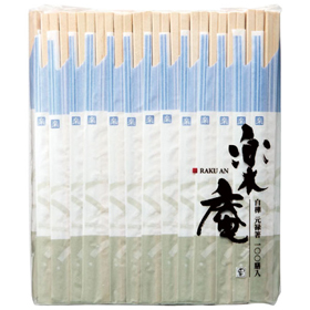 楽庵 白樺元禄箸 100膳 Y016478