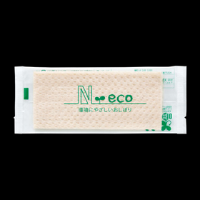 環境にやさしいおしぼりN.eco平型【エ】 100個 Y019011