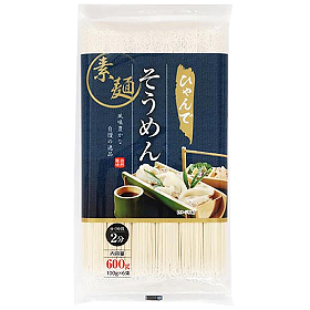 ひゃんでそうめん 600g(100g×6束) 23556