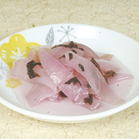 淡路島産玉ねぎ梅しそ漬け 500g 