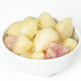 冷凍白桃加糖ブロック 300g 25758 販売期間5月-8月★販売期間終了