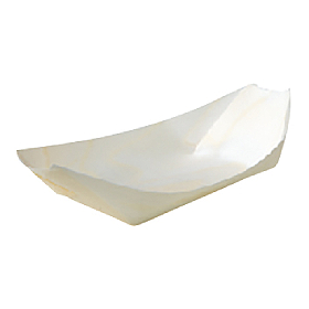 スワン 白樺舟皿 6寸 170×90×40mm 100枚26036