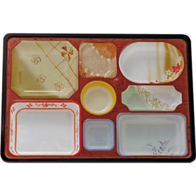 味彩ごぜんボックス 中仕切のみ TS-BOX130 中仕切 柄付 375×264×36mm 1袋(20枚入) Y001234