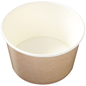 KMカップシリーズ 本体のみ KM140-850 茶 φ140×85mm 850mL 1袋(50枚入) Y012077