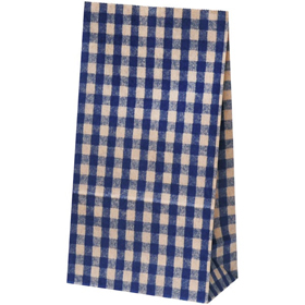 ハイバック角底袋 H6 チェック (150X90X280mm) 100袋