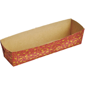 CT208 ベーキングトレー (E段リーフ) (165X40X40mm) 50袋