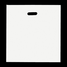 1123 丸抜手提袋 #23 食パン1本用手提袋(白) 50枚 Y001147