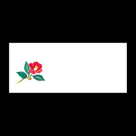 テーブルマットおてもと#3285 寒椿 100枚 Y004858