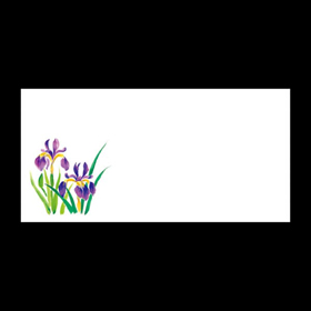 箸置きマット#4268 あやめ 100枚 Y004906